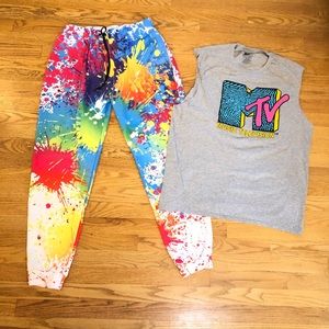 Men’s 80s Costume XL